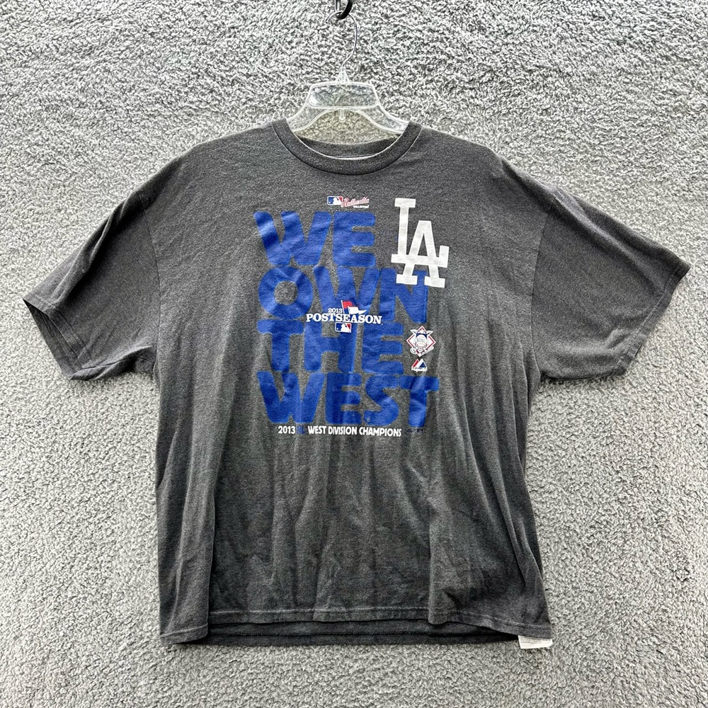 Majestic Gray and Blue Short Sleeve Tee #432